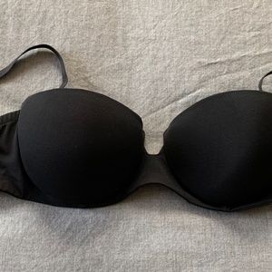 La Perla "Sexy Town" 34B Convertible Mesh Overlay Black Underwire Bra